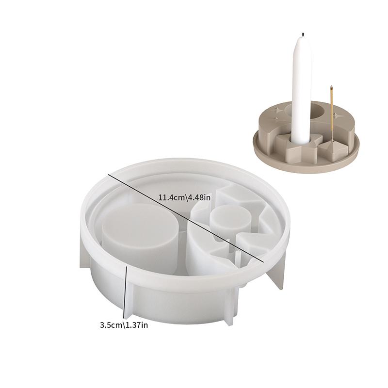 

1 шт. смола/гипс DIY держатель для соевого воска/мыла/благовоний силиконовая форма звезда луна