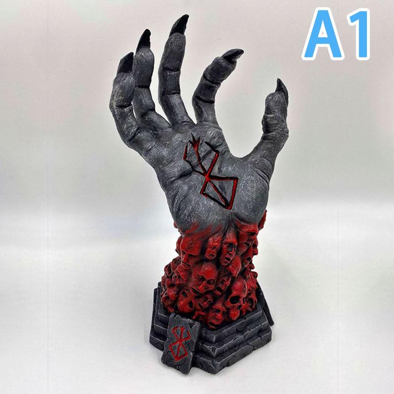 Берсерк Рука Бога Смола Аниме Фигурка Берсерк Гатс L Фигурка Черная Фигурка Пасха Смола Ручная Работа Декор Настольный Декор