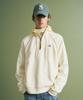 Seteo Lawton Half Zip-Up Sweatshirt Cream