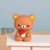 Newly Launched Super Cute and Easy-to-hold Bear Resin Figurine Creative Handicraft, Cute Pellet Tableware, Vehicle-mounted Tableware