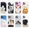 Cute and Funny Fat Cat Phone Case For iPhone 17,16,15,14,13,12,11, Plus,Pro,Max,XR,XS,Plus,E,Mini Transparent Soft Cover