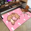 1PC Capybara Love Anti-slip Carpet, Suitable for Office, Bedroomand Playrooms. It Can Also Be Used As a Sofa Footrest cover-R16