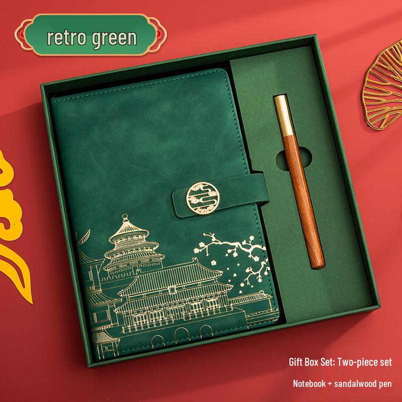 Guochao A5 Business Notebook Gift Set – Customizable Souvenir Diary