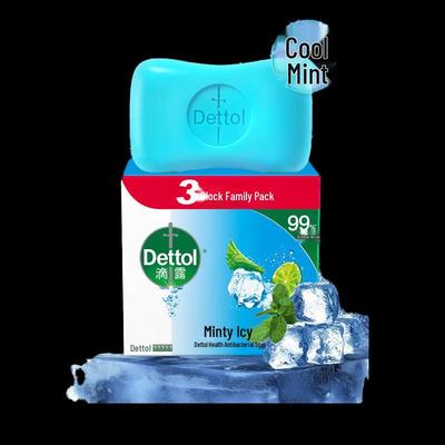 Dettol Healthy Mint Cool Seife 6er-Pack (je 115g)