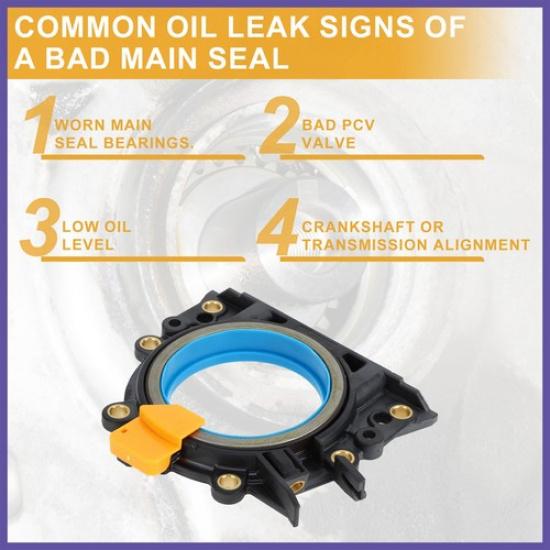 Crankshaft Oil Seal for Volkswagen Jetta 2005 2006 with Flange No.038103171S