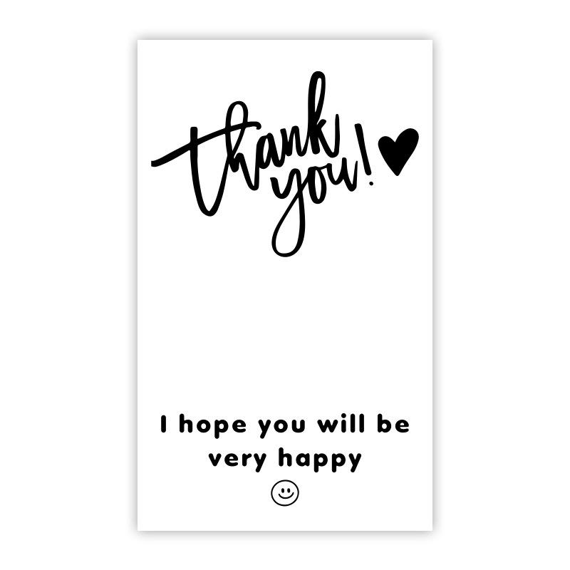 50-pack Airplane-Themed Thank You Box Sealing Stickers for Packaging and Decoration