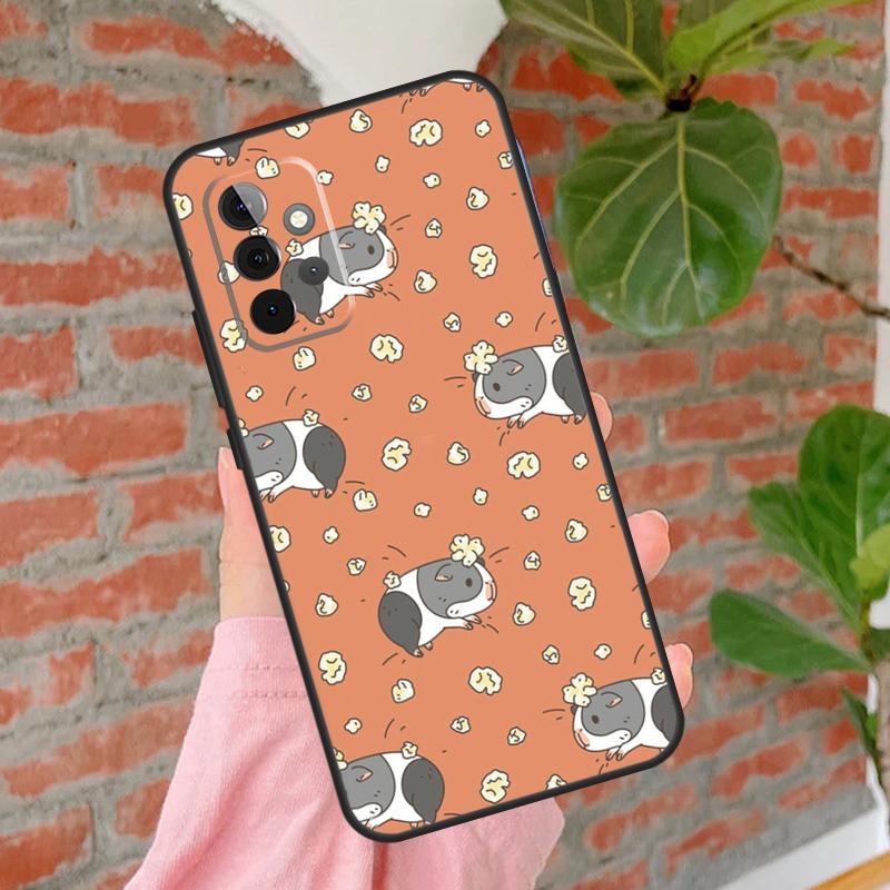 Cute Cartoon Guinea Pig Phone Case For Samsung Galaxy A15 A25 A55 A54 A34 A14 A35 A52 A32 A12 A51 A71 A13 A33 A53