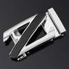 Gold Z-buckle Men's Automatic Belt Fashion PVC Men's Belt
