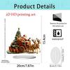 Rotating Christmas Carousel 2D Acrylic Standee - Festive Gift & Home Decoration