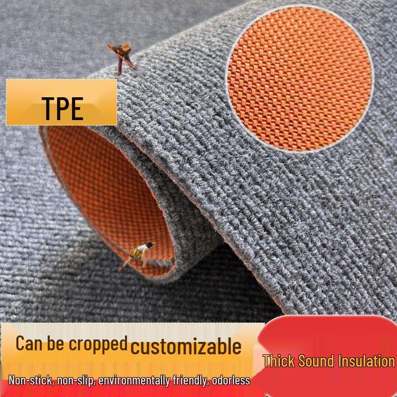 Elegant Non-Slip Outdoor Door Mat - Durable, Cuttable, Dirt-Resistant Foyer Entry Mat