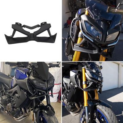 Motorcycle Downforce Naked Frontal Spoilers Fit for MT-09 MT09 SP 2018-2020 Winglet Aerodynamic Wing Front Spoiler Kit
