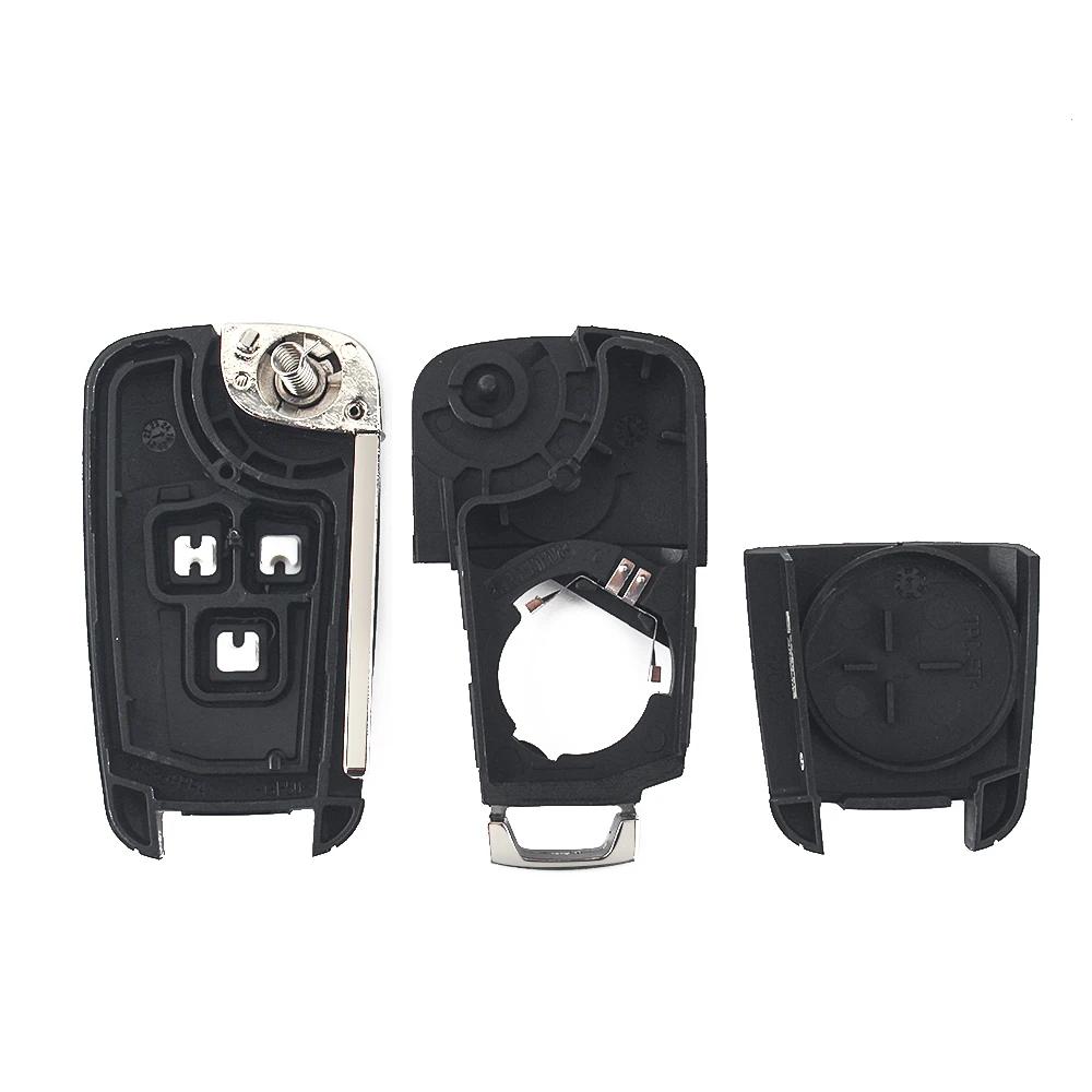 Flip Folding Remote Car Key Shell For Chevrolet Cruze Epica Lova Camaro Impala 2 3 4 5 Button Hu100 Blade Replacement