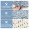 Oval Entryway Mat Premium Absorbent Door Mat Non-Slip Bottom for Bathroom Kitchen Living Room Bedroom Household Floor Accessory
