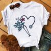 Summer Female T-Shirt Nurse Print Woman T-Shirt Casual Graphic T-Shirt Women's Harajuku Retro Top T-Shirt Women's Clothing