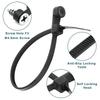 Heavy-Duty Nylon Screw Hole Cable Ties-Adjustable Self-Locking Straps for DIY & Industrial Fastening,Multipurpose Cord Organizer