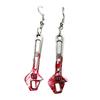 1 pár visacích náušnic Hrozné krevní nůžky Šperky Krví potřísněný meč Sekera Pila Háček náušnice