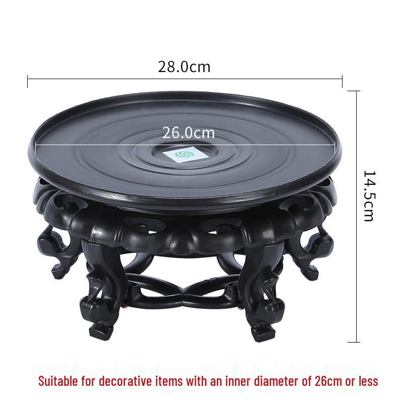 Solides Bambus Weinflaschen- und Vasen-Präsentationsregal