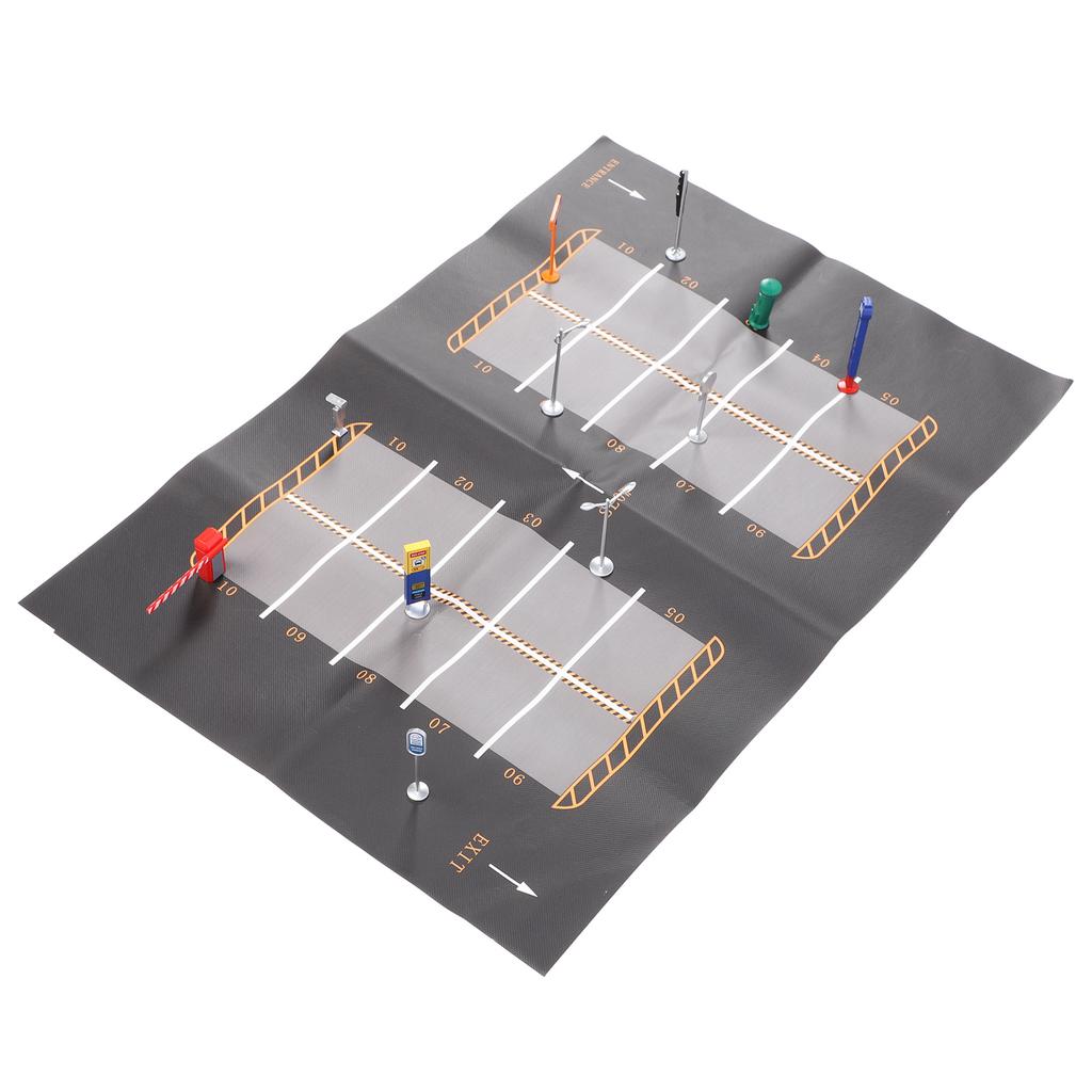 Miniature Traffic Road Model Toy Lifelike Educational Interactive Decorative Miniature Traffic Road