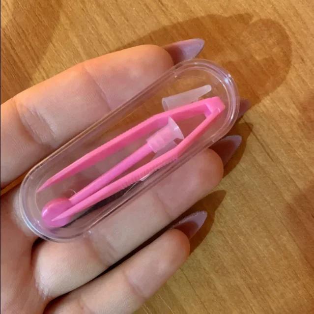 1 Set Color Contact Lens Case Box Tweezers and Suction Stick for Eyes Care Tool Contact Lenses Inserter Tools Contacts Case