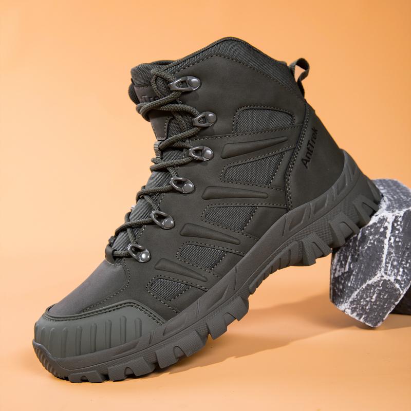 Plus Size Breathable Men Boots Outdoor Desert Boots Comfortable Ankle Boots For Men Hiking Shoes