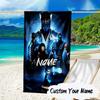 Custom Name Dragon's Fiery Kombat Microfiber Beach Towel Super Soft & Absorbent for Bath, Beach, Travel  Bath Time Accessory, Fan Gifts