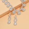 3 Fashionable Women'S Jewelry Set Wedding Wear Earrings+Necklaces, European And American AccessoriesFashion Jewelry