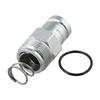 Hydraulic Quick Coupler 3/8 Inch Male Flat Face for Bobcat Loaders 753 763 773 863 A220 A300 A770 Part 7246798