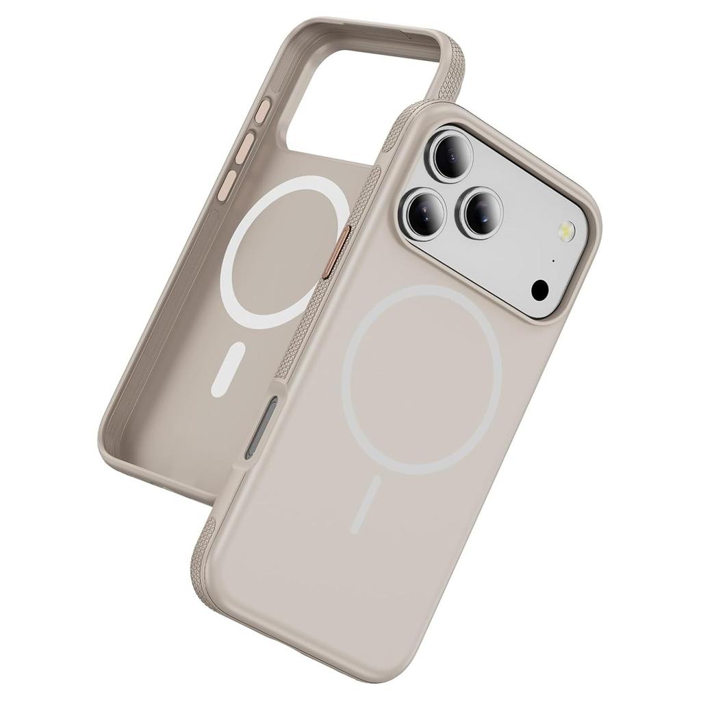 For iPhone 17 Pro Case Compatible with MagSafe PC + TPU Anti-Slip Side Edge Phone Cover