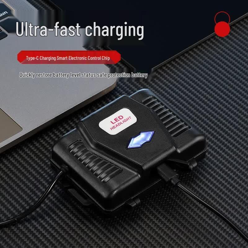 USB Rechargeable Outdoor Laser Zoom Headlamp