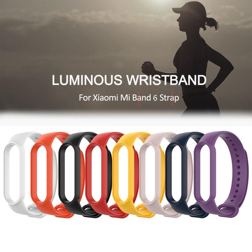 1pcs Replacement Wristband Strap For Xiaomi Mi Band 6 Smart Bracelet Accessory