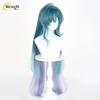 Game GEIM Vodyanitsa Long 98cm Mixed Color Cosplay Wig Heat Resistant Synthetic Hair Halloween Party Wigs +Free Wig Cap