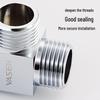 Brass Dual Outlet Angle Valve with 3-Way Diverter