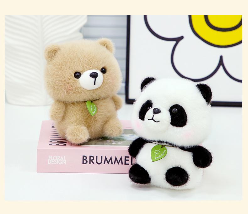 Cartoon Cute Panda & Rabbit Plush Toys - Desk Companion Series