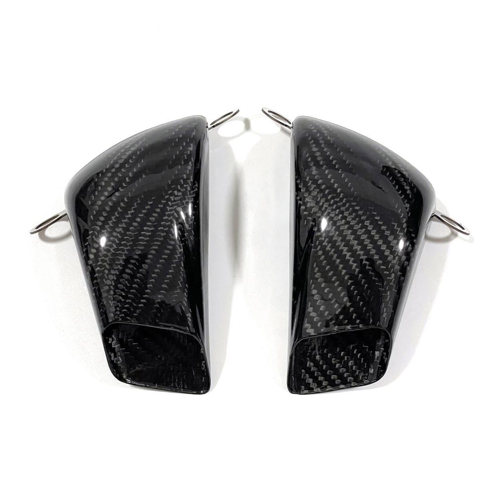 For BMW S1000R S1000RR M1000R M1000RR HP4 S1000XR M1000XR Carbon Fiber Motorcycle Front Brake Air Duct Caliper Radiator Cover