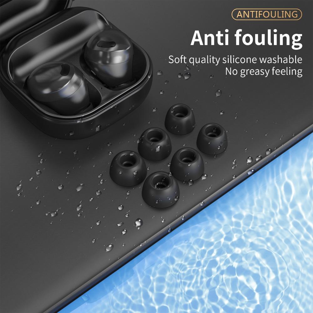 3/6Pairs Silicone Ear Tips for Samsung Galaxy buds 2 pro Earphone Eartips Earbuds Tips Accessory for Galaxy buds 2pro