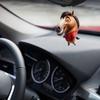 2D Funny Big Mouth Horse RearView Mirror Pendant Auto Interior Car Realistic Animal Hanging Ornament Car Interior  Accessories