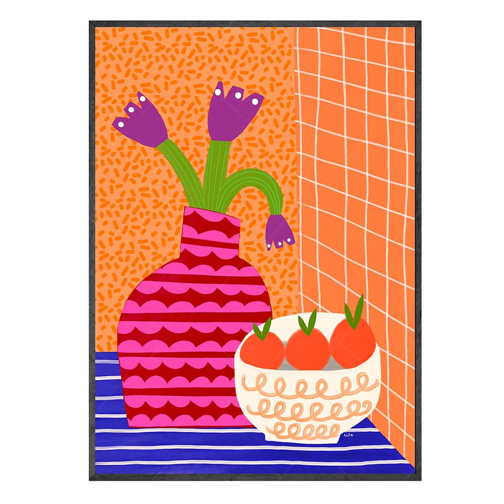 Positivity Kind Girl Quote Posters Art Prints Abstract Pink Flower Canvas Painting Colorful Boho Living Room Home Decor Pictures