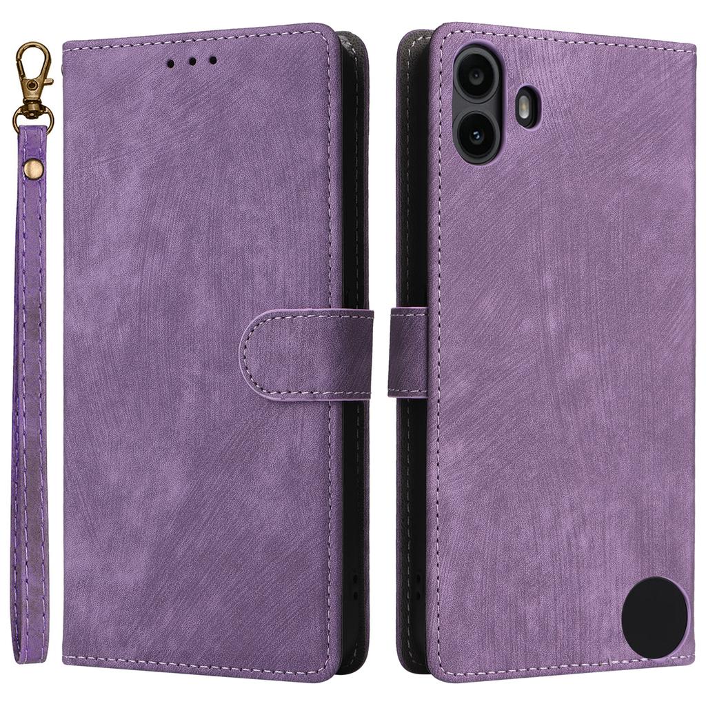 Dla Nothing CMF Phone 1 Skórzane Etui Portfel Blokujący RFID Pokrowiec na Telefon