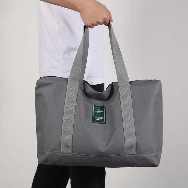 Large Capacity Backpacking Travel Bag Sturdy Tote Bag Going Out Canvas Bag Storage Bag