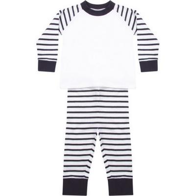 Larkwood Baby Striped Raglan Long-Sleeved Pyjama Set