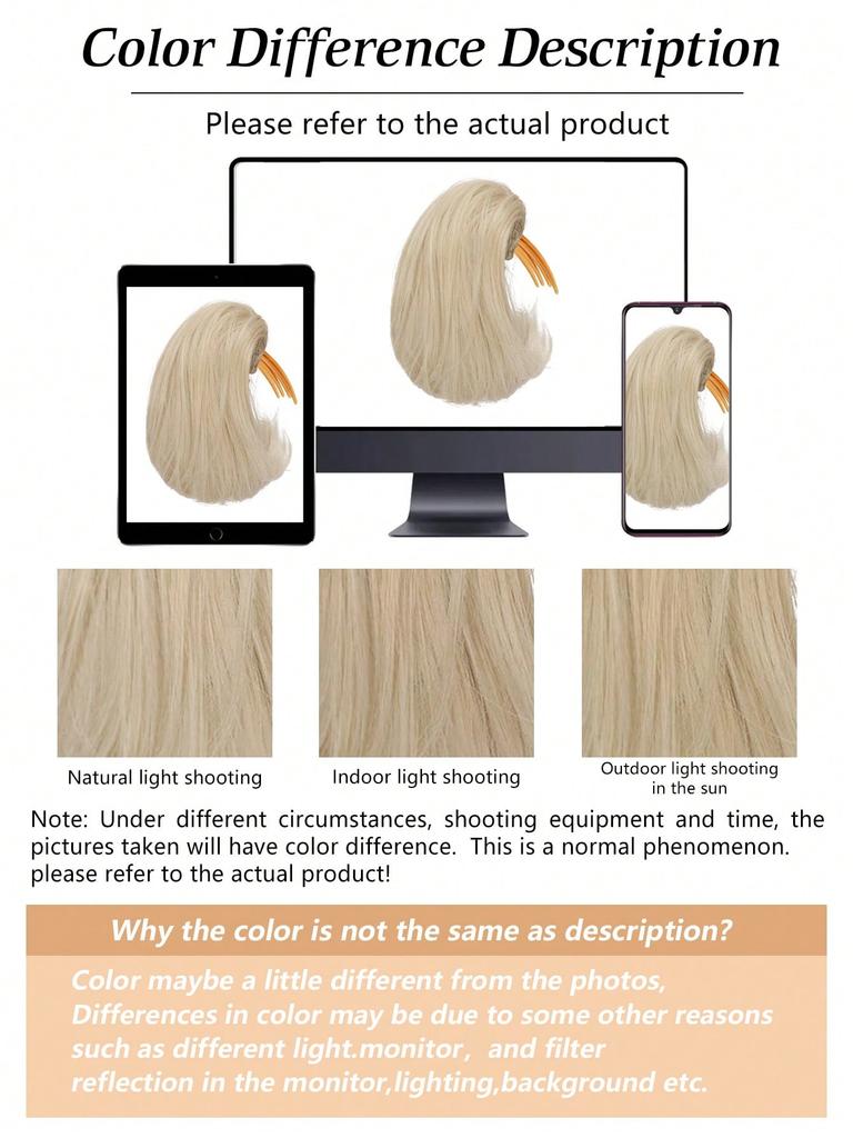 Synthetic Short Ponytail 6-inch Bun Hair Comb Clip Hair Bundle Adjustable Drawstring Ponytail Synthetic Hair Piece Female Extension