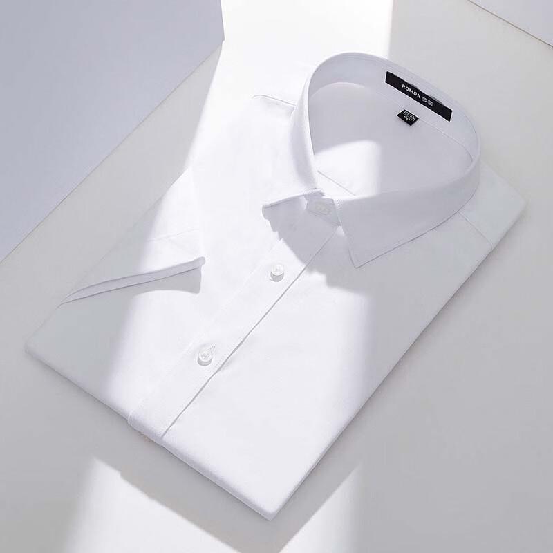 ROMON Men s Stylish Breathable Short-Sleeve Shirt 38