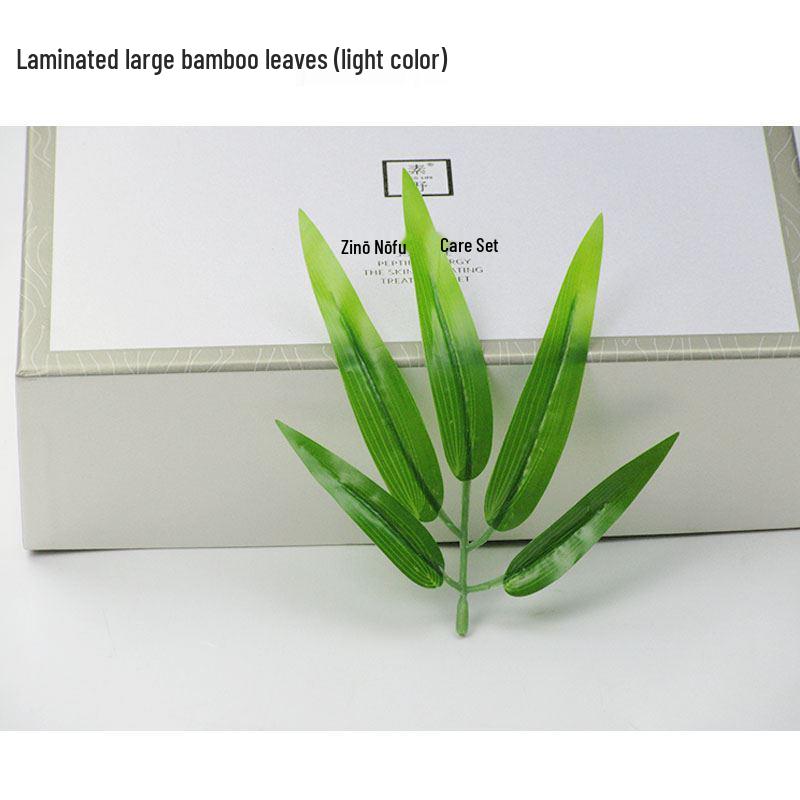 Bamboo Indoor Screen: Dense Green Fake Bamboo Leaves for Plant Landscaping