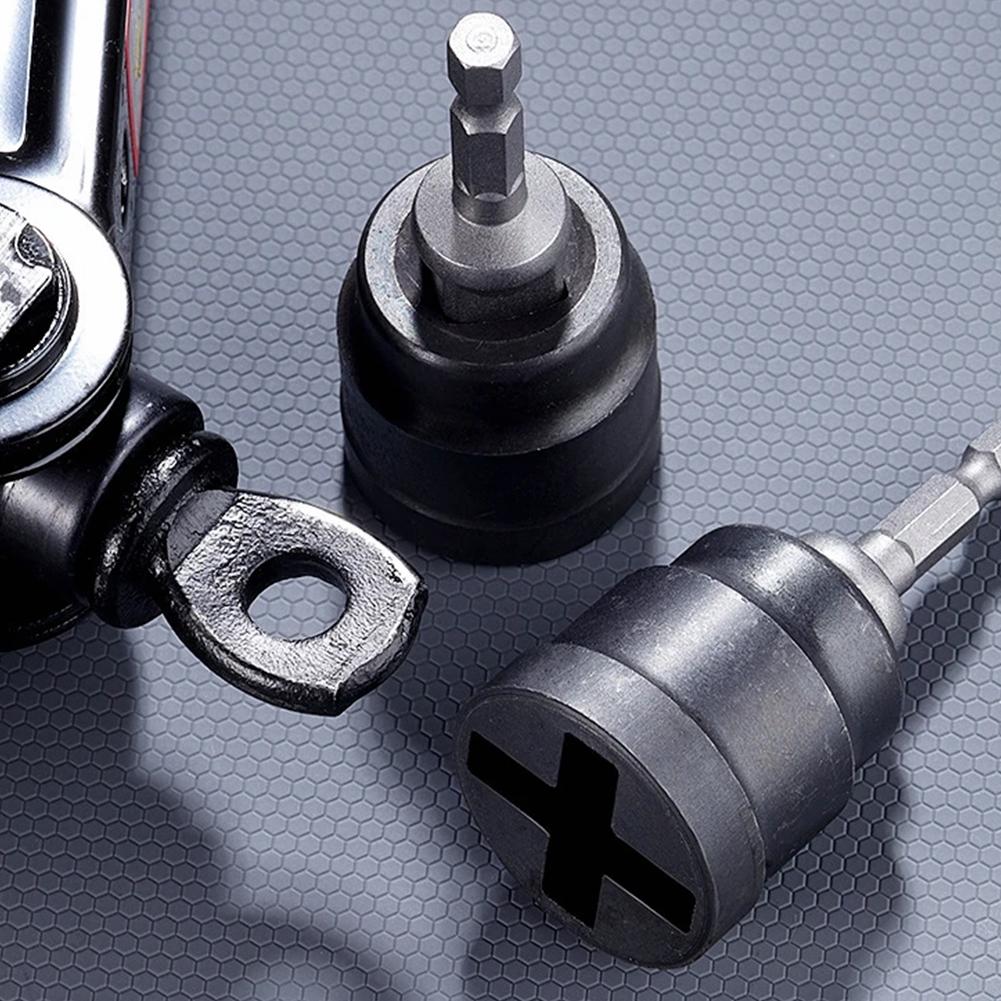 Car Jack Adapter Socket Converter for Scissor Car Jack Heavy-Duty Tool Change Converter Rust-Resistant Accessories Attachment