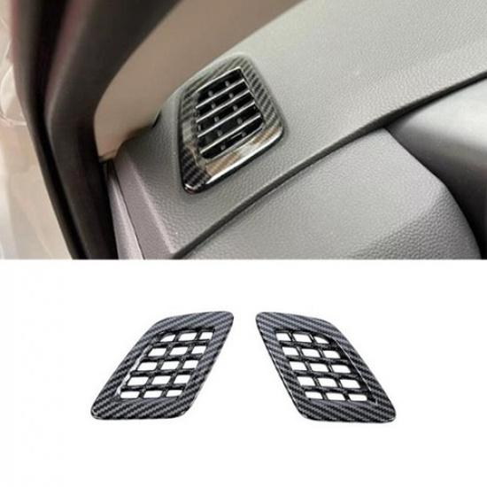 Carbon Fiber Dashboard Air Outlet Vent Cover Trim For Honda CR-V CRV 2023 2024