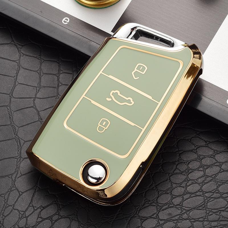 

High-End Key Cover for Volkswagen Sagitar 12-18 Models, Unisex Design