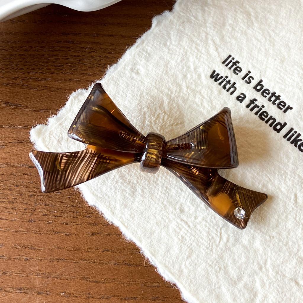 Elegant Korean Style Bowknot Rhinestone Hair Clip For Fashionable Ladies In Multiple Colors