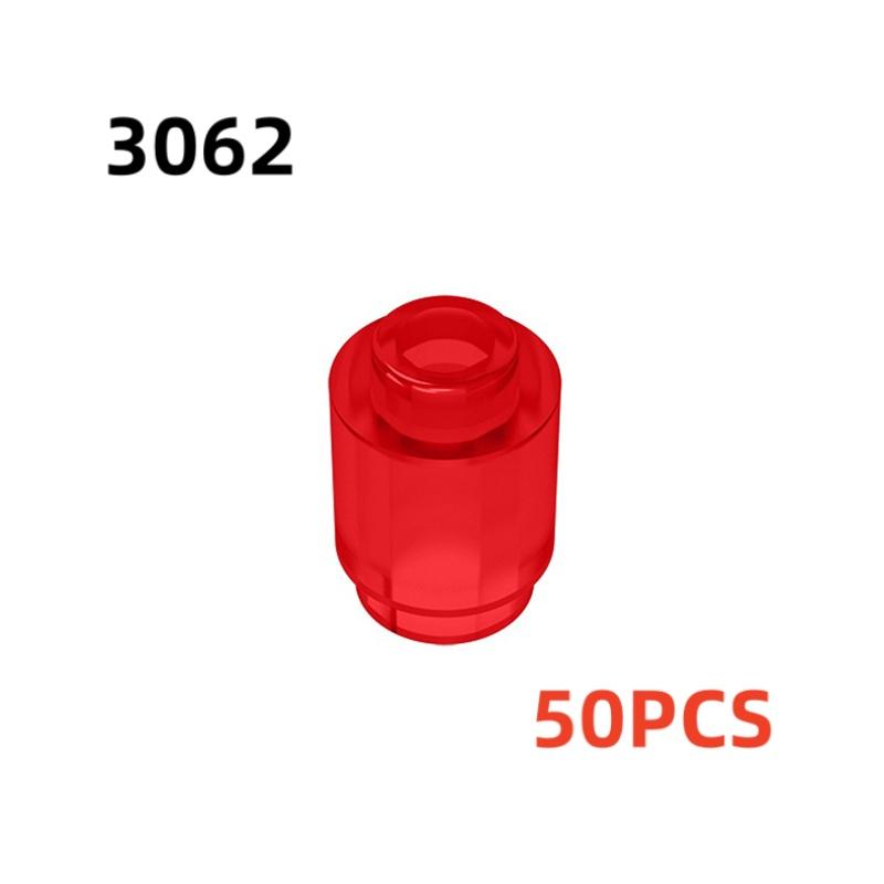 

50 шт. 3062b 30068 35390 3062 аксессуары 1x1 цилиндрический кирпич DIY строительные блоки развивающие игрушки городская игрушка