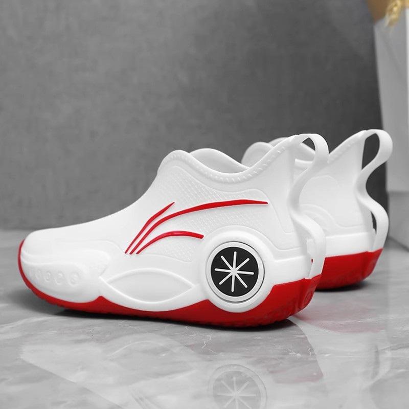 

Men s Anti Slip Waterproof Wear Resistant Sports Rain Shoes Fishing Breathable Rubber Shoes 44 белый