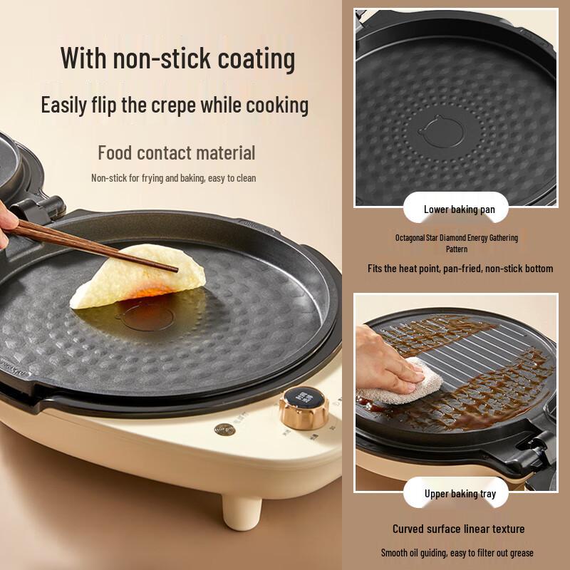 BEAR Elektrische Grillplatte & Sandwichmaker CN-Stecker (Adapter enthalten)